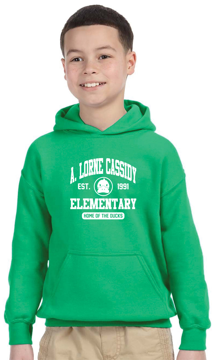 A. LORNE CASSIDY SPIRITWEAR - GILDAN COTTON HOODIE - YOUTH