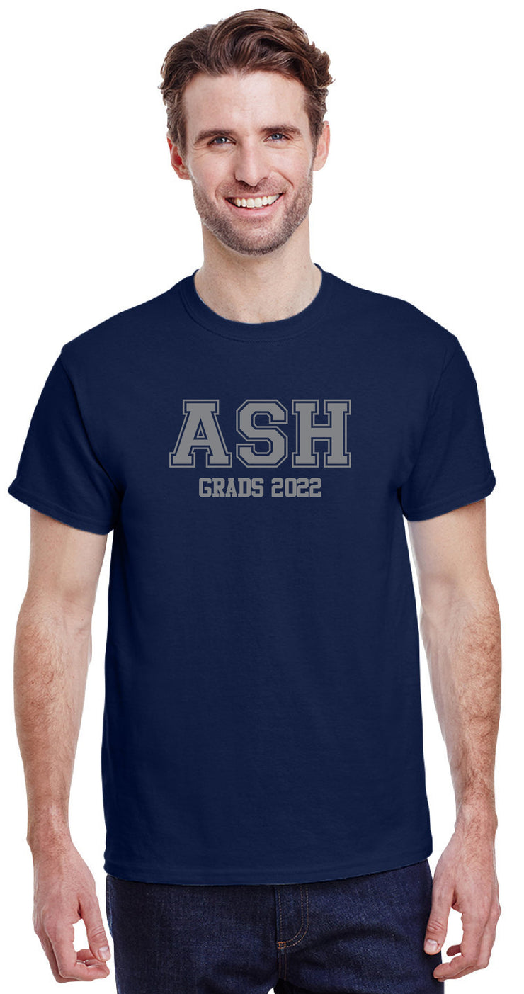 ASH GRAD APPAREL 2022- GILDAN COTTON TEE