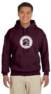 ASH SPIRITWEAR - CIRCLE LOGO - ADULT GILDAN COTTON HOODIE