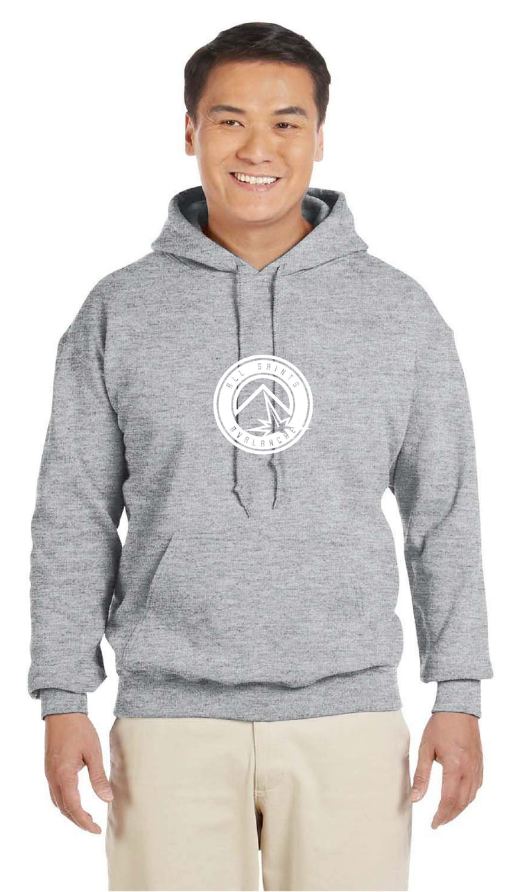 ASH SPIRITWEAR - CIRCLE LOGO - ADULT GILDAN COTTON HOODIE