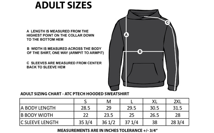 SACRED HEART SPIRITWEAR - HUSKIES - ATC PTECH FLEECE HOOD