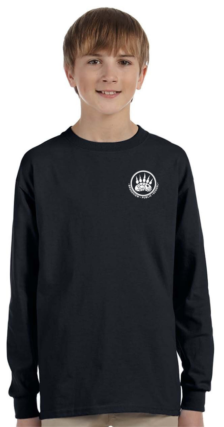 BROADVIEW SPIRITWEAR - LEFT CHEST - GILDAN LONGSLEEVE TEE - YOUTH