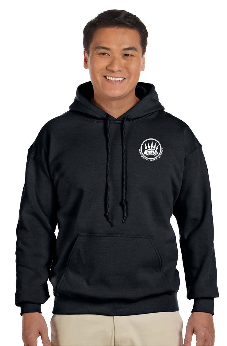 BROADVIEW SPIRITWEAR - LEFT CHEST - GILDAN HEAVY BLEND COTTON HOODIE