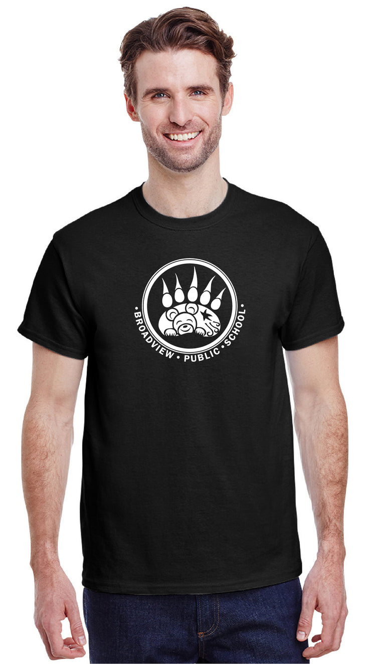 BROADVIEW SPIRITWEAR - FULL FRONT - GILDAN COTTON TEE