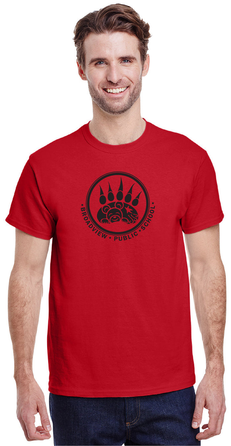 BROADVIEW SPIRITWEAR - FULL FRONT - GILDAN COTTON TEE