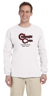CONNAUGHT PUBLIC SCHOOL SPIRITWEAR- ADULT- GILDAN COTTON LONGSLEEVE