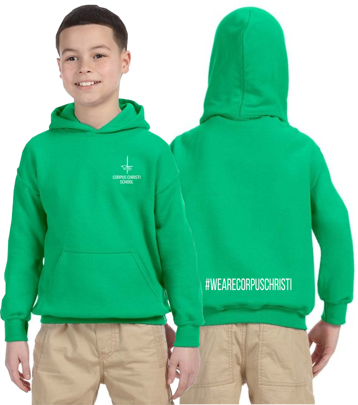 CORPUS CHRISTI SPIRITWEAR - GILDAN COTTON HOODIE - YOUTH