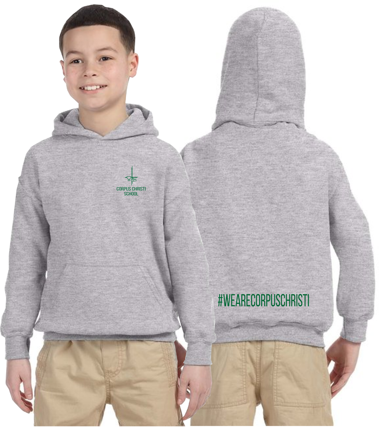 CORPUS CHRISTI SPIRITWEAR - GILDAN COTTON HOODIE - YOUTH