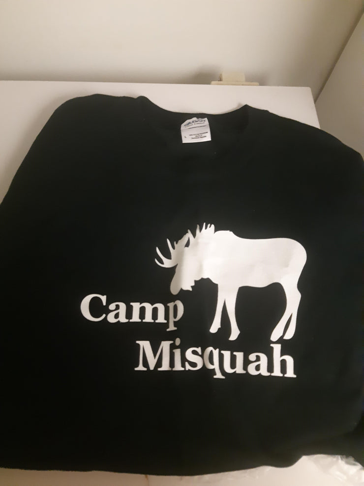CAMP MISQUAH- BLACK CAMP TEE
