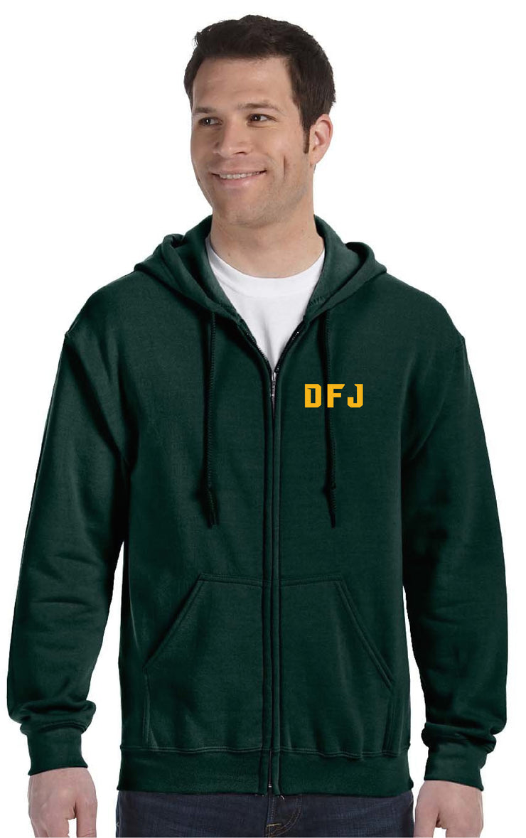 DFJ SPIRITWEAR - DFJ - ADULT - GILDAN HEAVY BLEND ZIPPED HOODIE