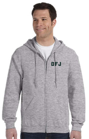 DFJ SPIRITWEAR - DFJ - ADULT - GILDAN HEAVY BLEND ZIPPED HOODIE