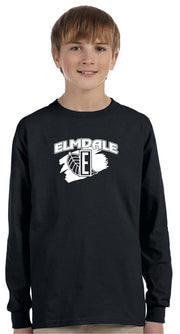 ELMDALE SPIRITWEAR - GILDAN COTTON LONGLSEEVE - YOUTH