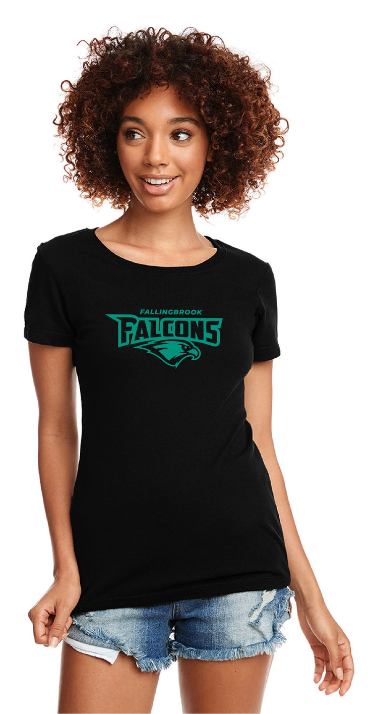 FALLINGBROOK STAFFWEAR - NEXT LEVEL LADIES RINGSPUN TEE
