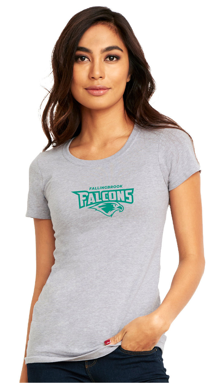 FALLINGBROOK STAFFWEAR - NEXT LEVEL LADIES RINGSPUN TEE
