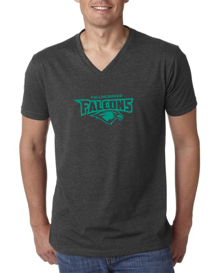 FALLINGBROOK STAFFWEAR - Next Level Unisex V-Neck T-Shirt
