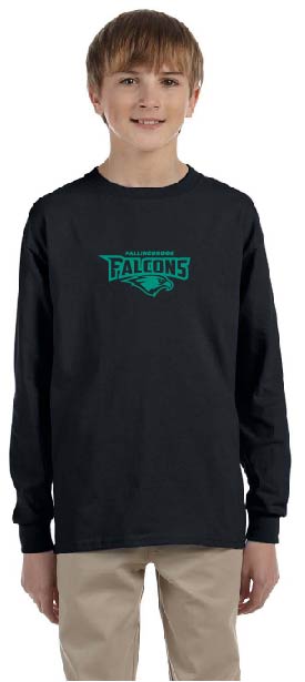 FALLINGBROOK SPIRITWEAR- YOUTH - GILDAN COTTON LONGSLEEVE