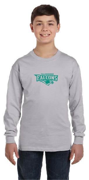 FALLINGBROOK SPIRITWEAR- YOUTH - GILDAN COTTON LONGSLEEVE