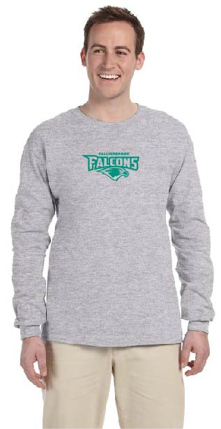 FALLINGBROOK SPIRITWEAR- ADULT- GILDAN COTTON LONGSLEEVE