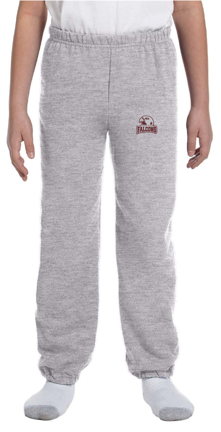 FIRST AVE SPIRITWEAR- YOUTH- GILDAN COTTON SWEATPANTS
