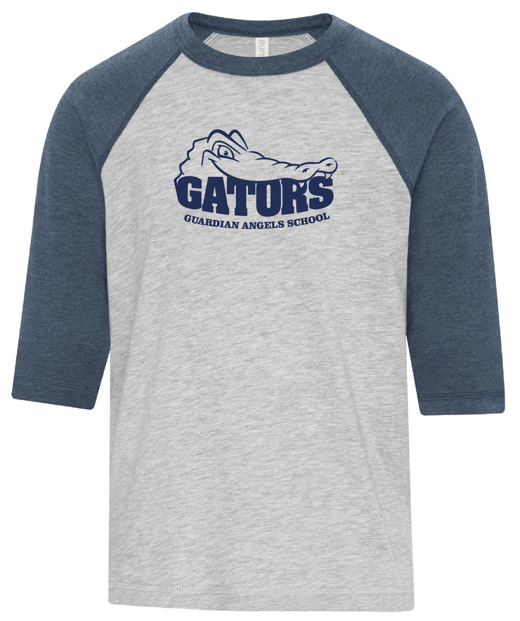 GUARDIAN ANGELS SPIRITWEAR - GATORS - ATC RINGSPUN BASEBALL TEE