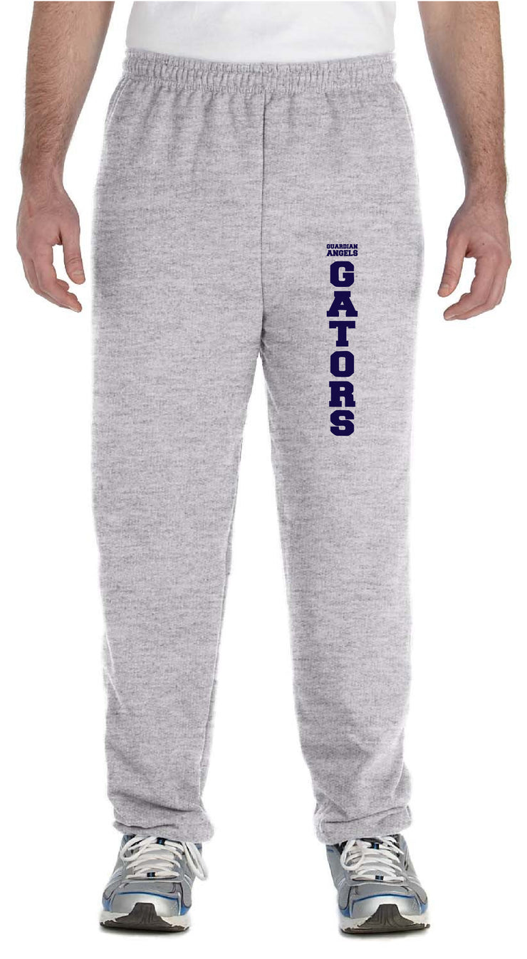 GUARDIAN ANGELS SPIRITWEAR - VERTICAL GATORS - GILDAN COTTON SWEATPANTS - ADULT