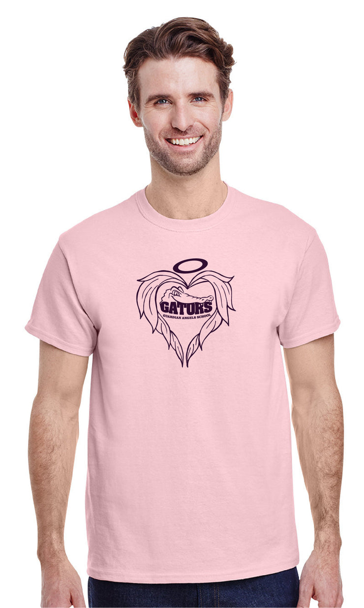 GUARDIAN ANGELS SPIRITWEAR - HEART - GILDAN COTTON TEE