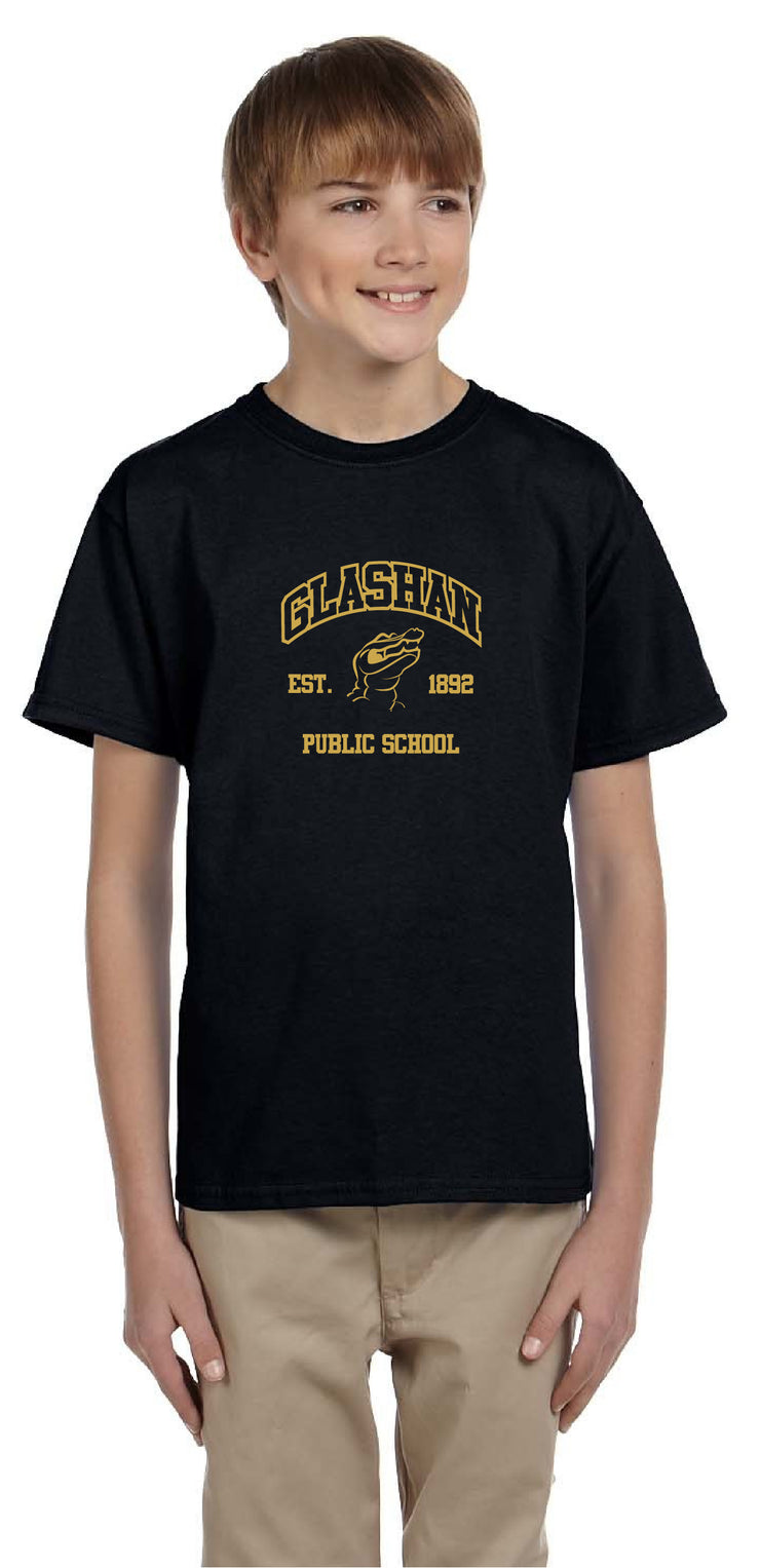 GLASHAN SPIRITWEAR - GATORS LOGO - GILDAN COTTON TEE