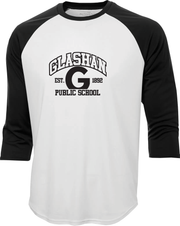 GLASHAN SPIRITWEAR - GLASHAN LOGO - ATC EUROSPUN BASEBALL TEE