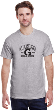 GLASHAN SPIRITWEAR - GLASHAN LOGO - GILDAN COTTON TEE - ADULT