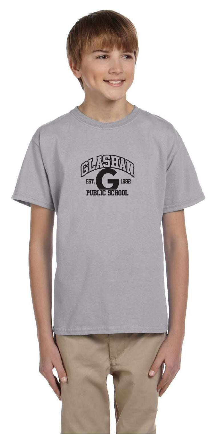 GLASHAN SPIRITWEAR - GLASHAN LOGO - GILDAN COTTON TEE