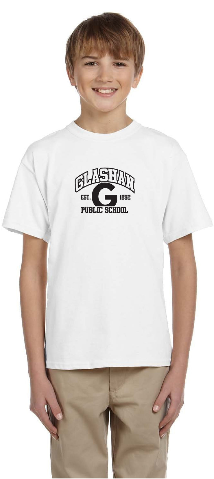 GLASHAN SPIRITWEAR - GLASHAN LOGO - GILDAN COTTON TEE