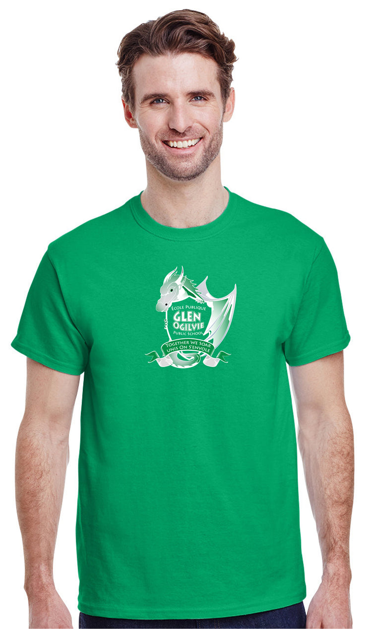 GLEN OGILVIE SPIRITWEAR- ADULT- GILDAN COTTON TEE