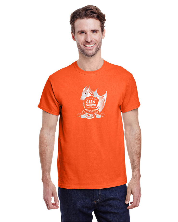 GLEN OGILVIE SPIRITWEAR - GILDAN COTTON TEE - ADULT