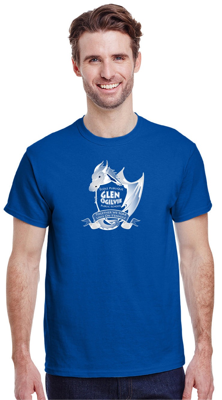 GLEN OGILVIE SPIRITWEAR- ADULT- GILDAN COTTON TEE