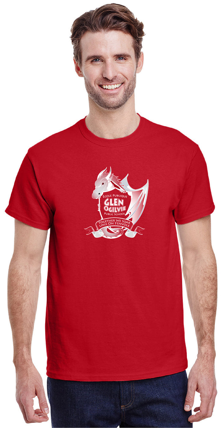 GLEN OGILVIE SPIRITWEAR - GILDAN COTTON TEE - ADULT