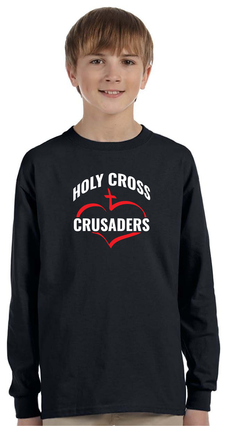 HOLY CROSS - GILDAN ULTRA COTTON LONGSLEEVE - YOUTH