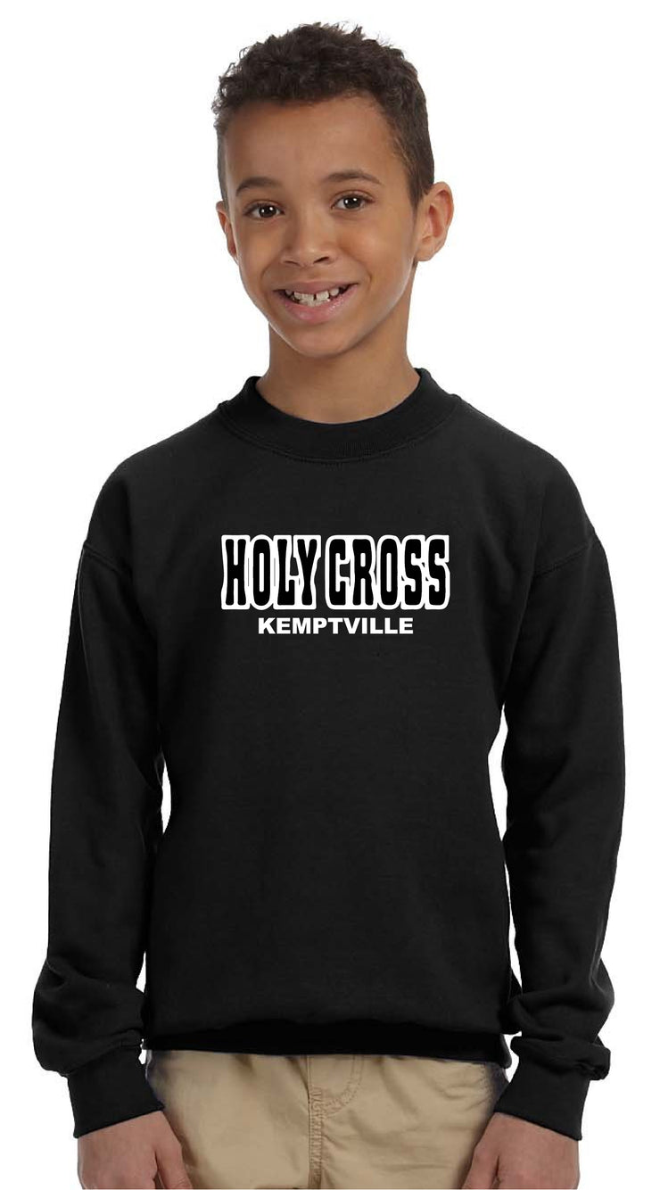 HOLY CROSS - GILDAN HEAVY BLEND FLEECE CREW - YOUTH