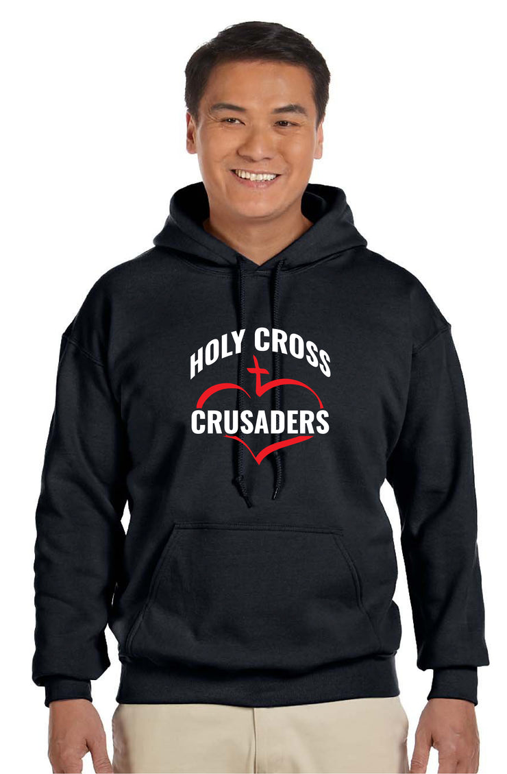 HOLY CROSS- ADULT GILDAN HEAVY BLEND HOODED SWEATSHIRT
