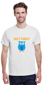 HOLY FAMILY SPIRITWEAR-FULL FRONT PRINT-ADULT-GILDAN COTTON TEE