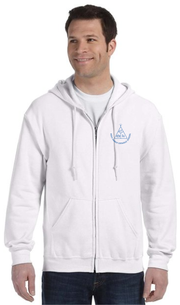 HOLY FAMILY SPIRITWEAR-LEFT CHEST PRINT-ADULT-GILDAN ZIPPED HOODIE