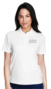 HIGHLAND PARK LAWN BOWLING CLUB MERCH- CORE 365 LADIES ORIGIN PERFORMANCE POLO