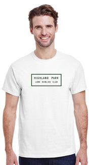 HIGHLAND PARK LAWN BOWLING CLUB MERCH - ADULT GILDAN COTTON TEE - ADULT