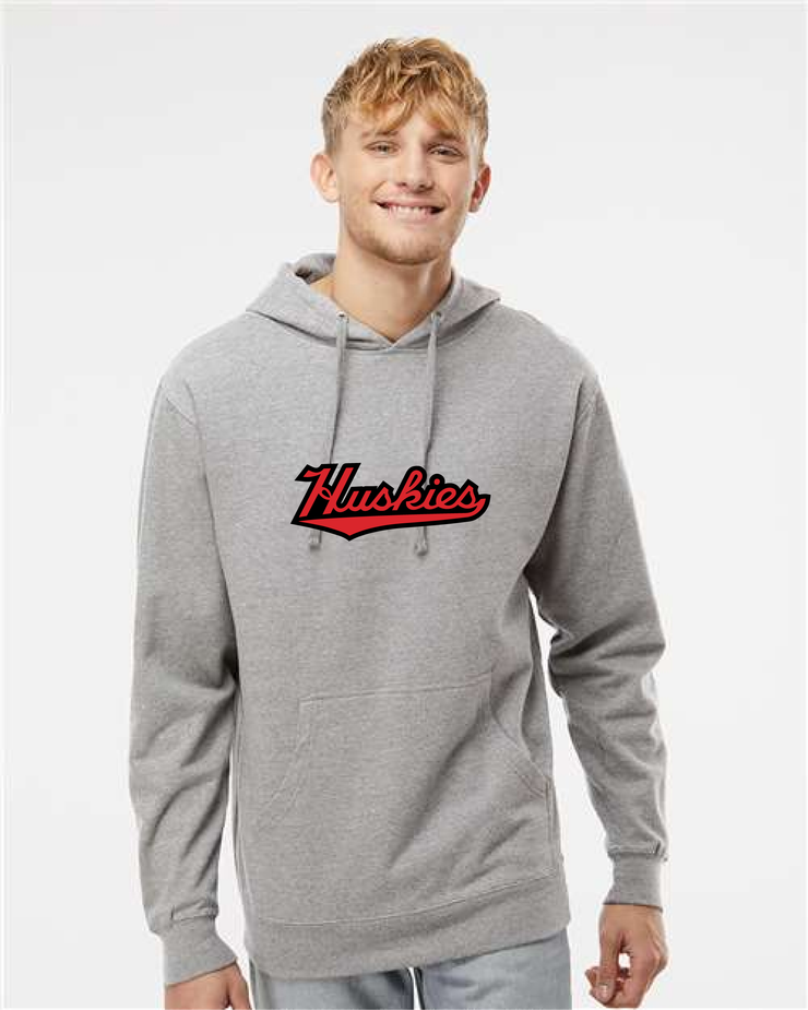 SACRED HEART STAFF WEAR - HUSKIES LOGO - INDEPENDENT TRADING CO HOODED SWEATSHIRT
