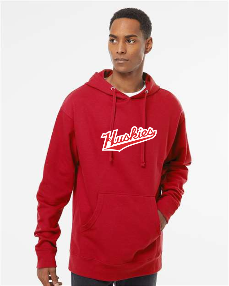 SACRED HEART STAFF WEAR - HUSKIES LOGO - INDEPENDENT TRADING CO HOODED SWEATSHIRT