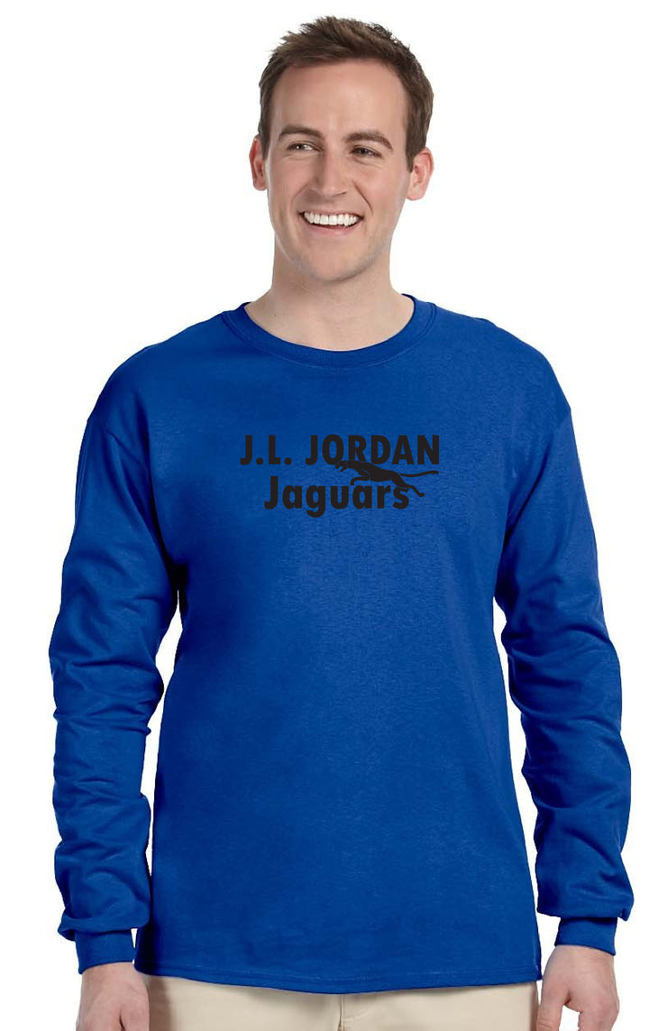 J.L. JORDAN SPIRITWEAR- ADULT- GILDAN COTTON LONGSLEEVE