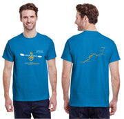 KAYAKING FOR CANCER -  GILDAN COTTON TEE - ADULT