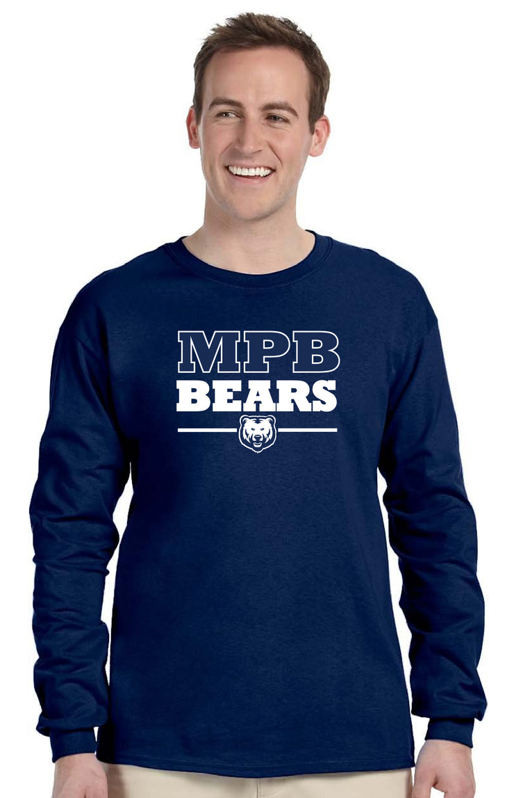 MPB SPIRITWEAR - GILDAN COTTON LONGSLEEVE - ADULT