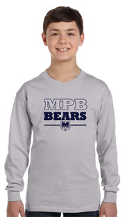 MPB SPIRITWEAR- YOUTH- GILDAN COTTON LONGSLEEVE