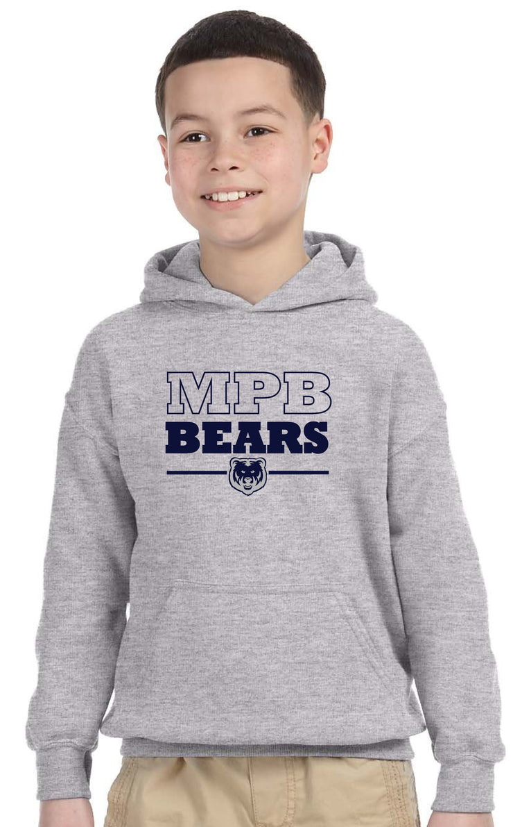 MPB SPIRITWEAR -YOUTH-GILDAN HEAVY BLEND COTTON HOODIE