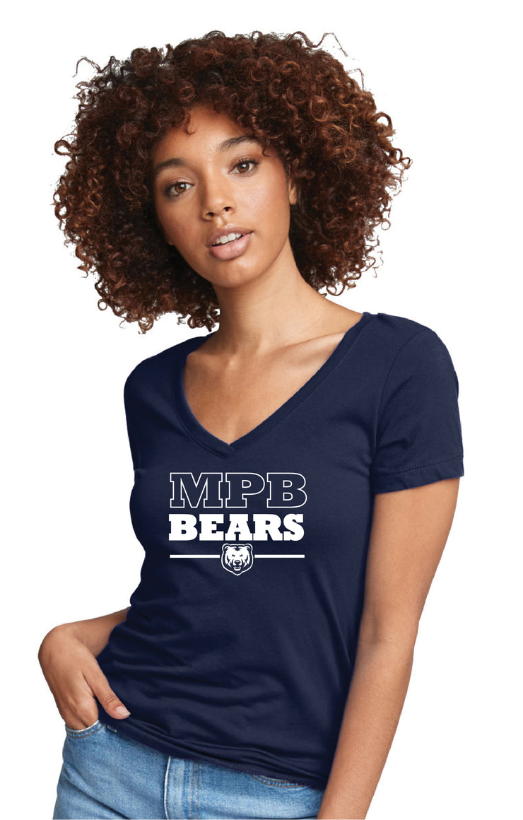 MPB STAFFWEAR - NEXT LEVEL RINGSPUN V NECK - ADULT